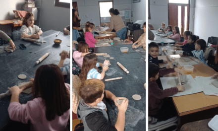 Buchardo impulsó talleres creativos para niños durante las vacaciones de invierno