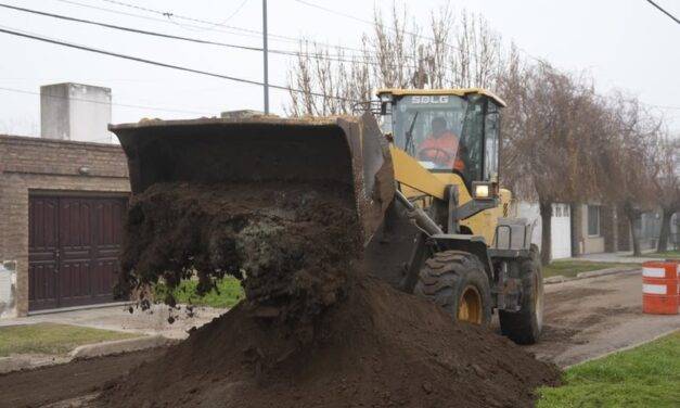 Villa María: comenzó una nueva etapa del Plan 500 Cuadras para pavimentar 14 cuadras en barrio Parque Norte