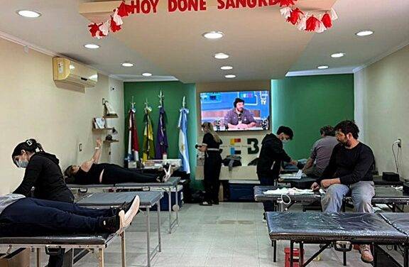 Bengolea realizó la cuarta campaña de donación de sangre