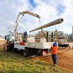 Avanzan las obras para nuevas líneas eléctricas entre Ucacha, Bengolea, Olaeta y Charras