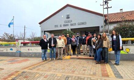Ucacha inauguró la nueva vereda que conecta tres instituciones educativas