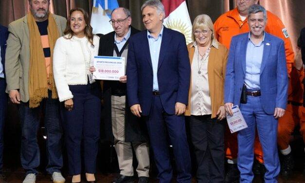 Bomberos Voluntarios de Ucacha recibieron un aporte provincial de $18 millones