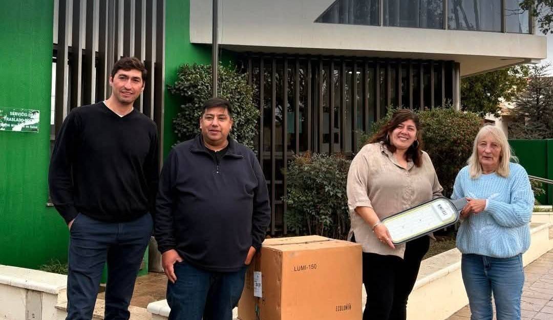 Elena incorporó 278 luminarias LED para avanzar con la modernización del alumbrado público