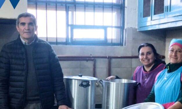 Villa Valeria incorporó una nueva cocina industrial y utensilios para su Escuela Primaria