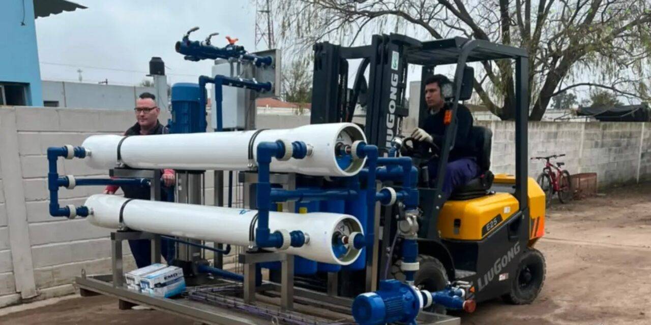 Buchardo avanza hacia la concreción de su primera red de agua potable