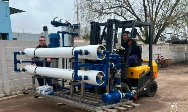 Buchardo avanza hacia la concreción de su primera red de agua potable