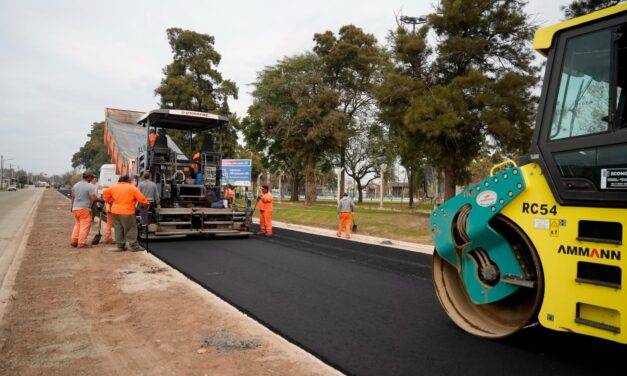 Villa Maria: AVANZA LA PAVIMENTACIÓN DE AVENIDA MERCEDARIOS