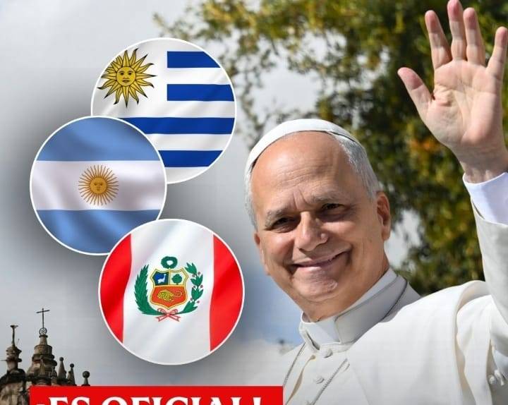 León XIV visitará Uruguay, Argentina y Perú del 6 al 17 de noviembre