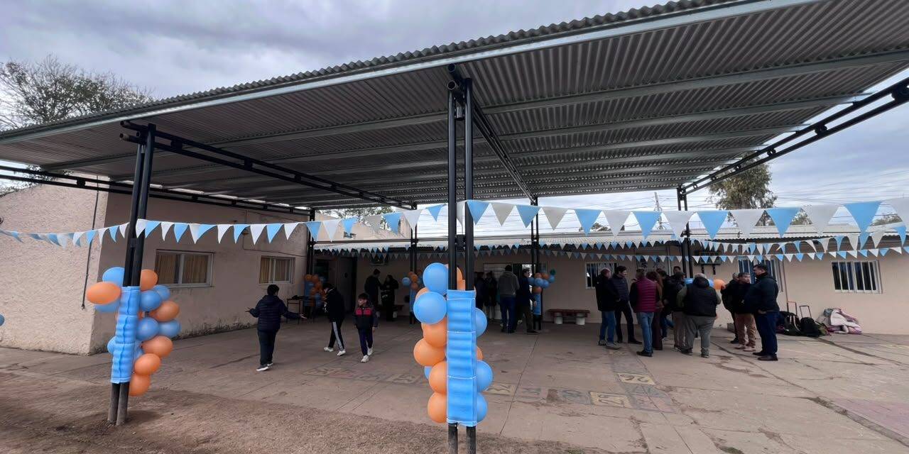 Villa Nueva: inauguraron un nuevo SUM en el Centro Educativo Dr. Antonio Sobral