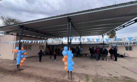 Villa Nueva: inauguraron un nuevo SUM en el Centro Educativo Dr. Antonio Sobral