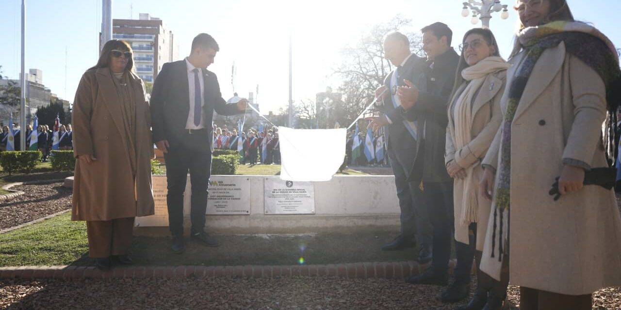 Se conmemoró el dia de la bandera de Villa María y el 111º Aniversario de la declaración como ciudad