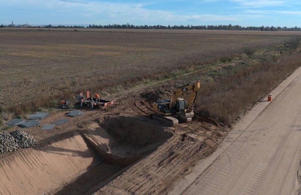 Departamento Marcos Juárez: la Provincia optimizará el Canal Flora para evitar desbordes en tierras productivas