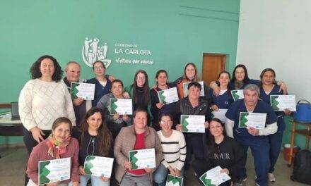 La Carlota capacitó al personal de la Residencia Dr. Rubén Mindlin