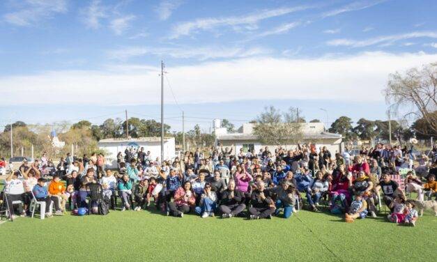 El CIM Padre Mugica inauguró un nuevo SUM y una cancha de fútbol sintético