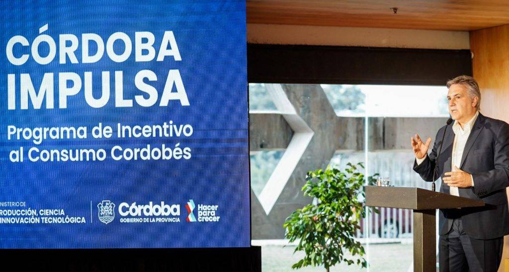 Llaryora anunció 6 cuotas sin interés para impulsar el consumo y $20.000 millones para fortalecer el comercio