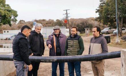 Achiras: avanza la construcción de la nueva Planta Potabilizadora