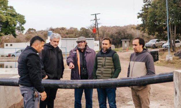 Achiras: avanza la construcción de la nueva Planta Potabilizadora