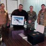 El Gobierno de Las Higueras se reunió con autoridades de la Fuerza Aérea