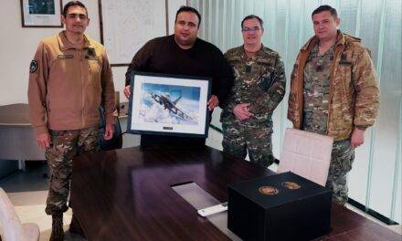 El Gobierno de Las Higueras se reunió con autoridades de la Fuerza Aérea