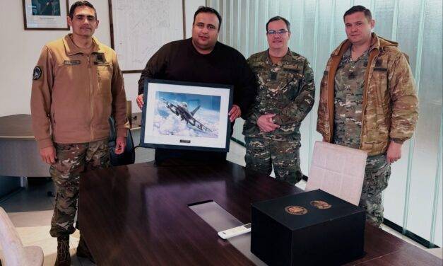 El Gobierno de Las Higueras se reunió con autoridades de la Fuerza Aérea