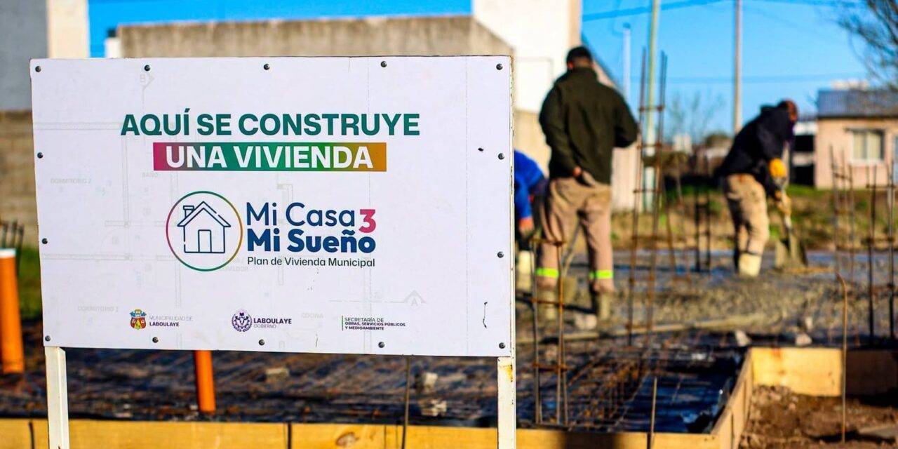 Laboulaye avanza con la construcción de 30 viviendas del plan Mi Casa, Mi Sueño 3