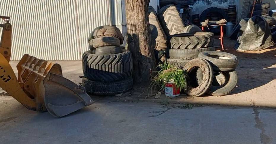 Villa Huidobro recuperó 1.900 kilos de neumáticos para su reciclaje y reutilización