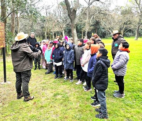Ucacha: Instituciones educativas visitan la Reserva La Felipa