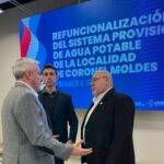 Coronel Moldes avanza con la construcción de una planta potabilizadora por ósmosis inversa
