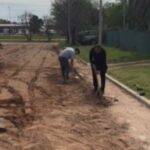 Charras inició una nueva etapa de adoquinado con obras en seis cuadras del centro