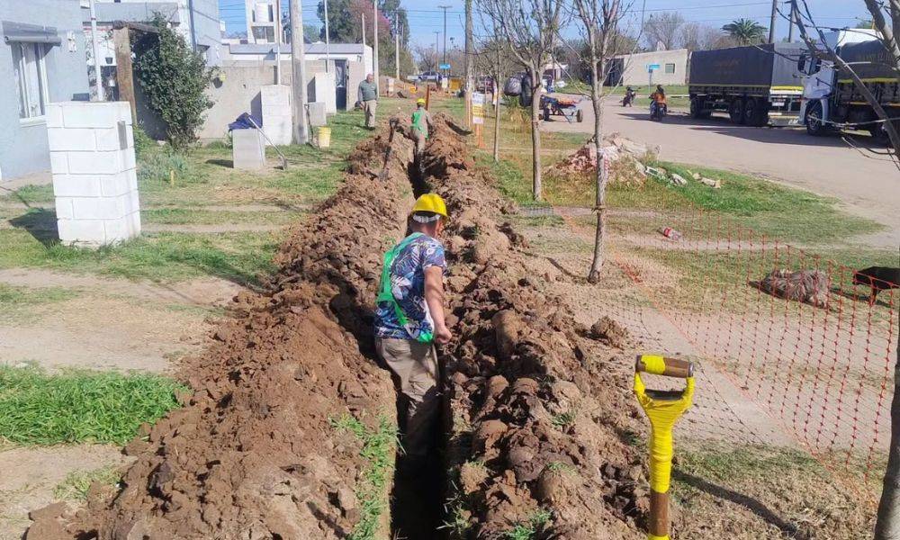 La Carlota amplía la red de gas natural en Barrio Obrero