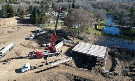Calamuchita más conectada: así avanza la obra del nuevo puente que unirá Santa Rosa con Villa Yacanto