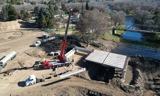 Calamuchita más conectada: así avanza la obra del nuevo puente que unirá Santa Rosa con Villa Yacanto