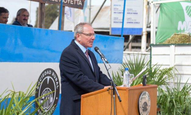 En la apertura de la 92° Expo Rural, el intendente de Rivas llamó a generar nuevas oportunidades a partir del trabajo en conjunto