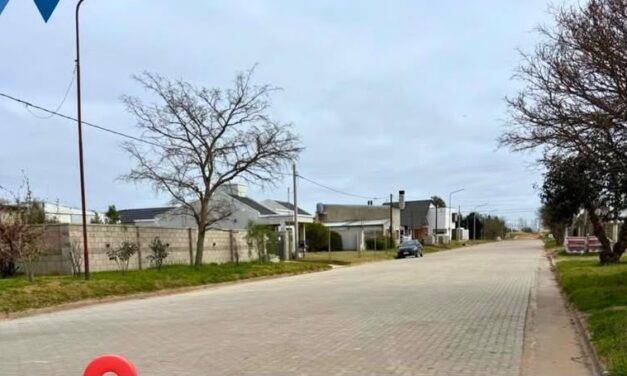 Villa Valeria sumó tres nuevas calles adoquinadas