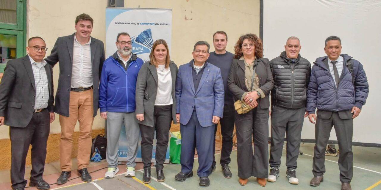 Las Acequias fue sede de la apertura de un Encuentro Nacional de Mini Bádminton