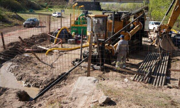 Río Cuarto: la obra de saneamiento cloacal para Banda Norte tiene 90% de avance