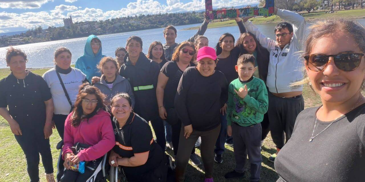 Villa Nueva promovió una jornada recreativa e inclusiva en Villa Carlos Paz