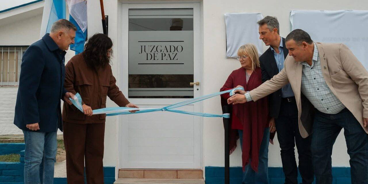 Reducción inauguró el nuevo edificio del Juzgado de Paz