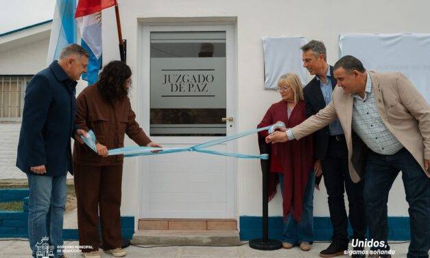 Reducción inauguró el nuevo edificio del Juzgado de Paz