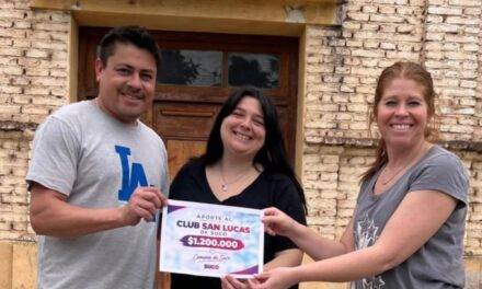 Suco entregó un aporte de $1,2 millones al Club San Lucas