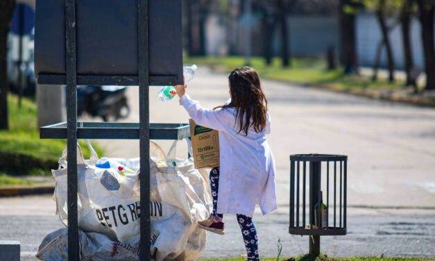 Laboulaye promovió el reciclaje con una jornada de Eco Canje en barrio Pueyrredón