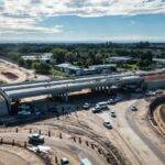 Llaryora recorrió las obras de la Circunvalación de Río Cuarto