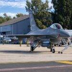 Más actividad en el Área Material de Las Higueras con otros 6 aviones caza F-16