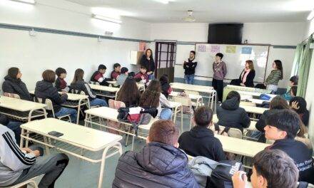 Alejandro Roca: realizan talleres de salud mental con estudiantes de escuelas secundarias