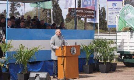 Busso en la Expo Rural de Río Cuarto: “Córdoba tendrá una cosecha récord”