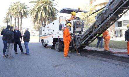 Villa María avanza con la repavimentación de los bulevares y suma nuevas cuadras de asfalto en los barrios