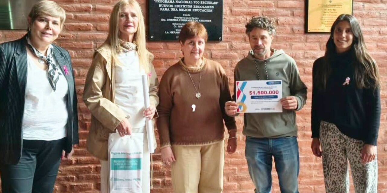 La Cautiva: el IPEM N.º 421 recibió aportes para fortalecer la educación técnica