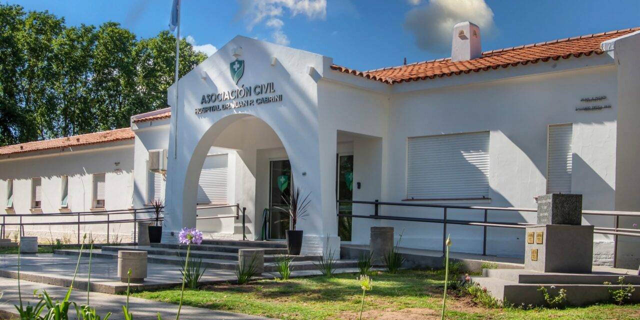 Arias: avanzan las obras de ampliación del Hospital Dr. Juan Pedro Cabrini