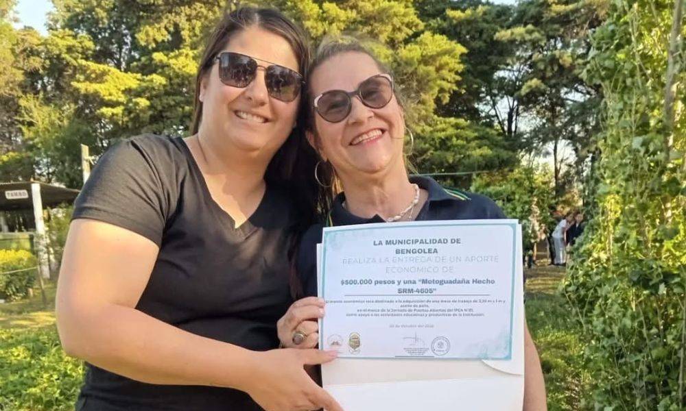 Bengolea: el IPEA N.º 81 recibió aportes económicos durante sus Jornadas de Puertas Abiertas