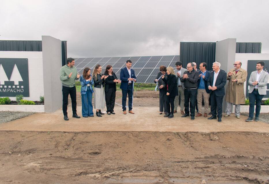 Sampacho inauguró su primer Parque Solar Fotovoltaico con el acompañamiento de la Provincia